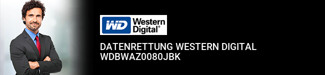 Datenrettung Western Digital WDBWAZ0080JBK